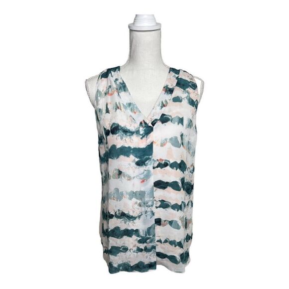 CABI Sleeveless Print Blouse. Size Small - Picture 1 of 6